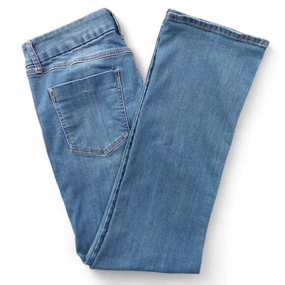 Seven7 Jeans Womens 16 Blue Medium Wash Bootcut Soft Stretch Denim Mid Rise - Picture 12 of 12